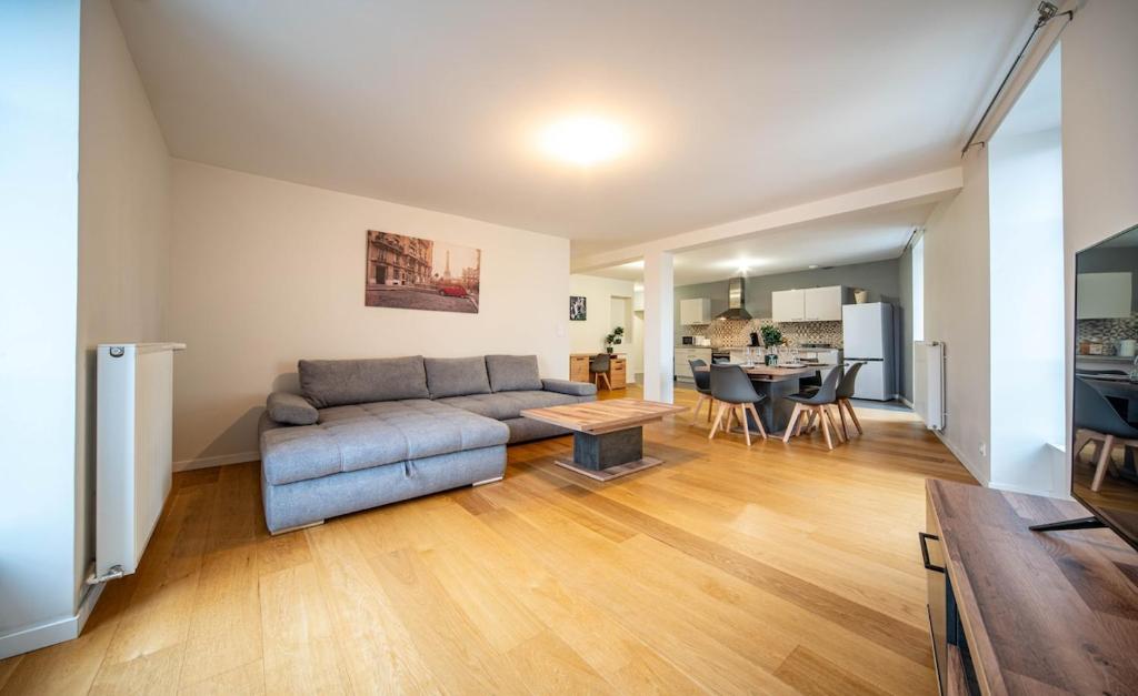 Posezení v ubytování Paradis au bord de saone