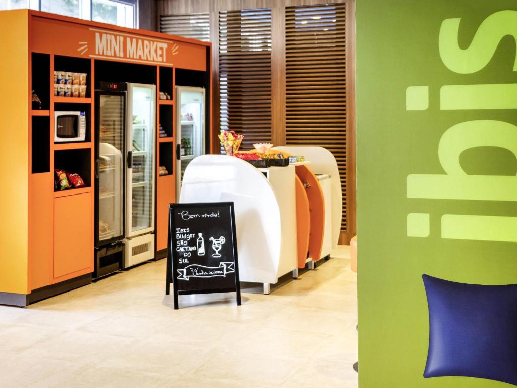 Nhà bếp/bếp nhỏ tại ibis budget Sao Caetano