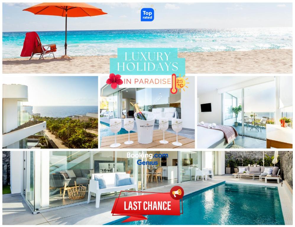 Naturlandskabet i nærheden af villaen