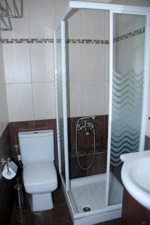 Koupelna v ubytování Guesthouse Aktaion