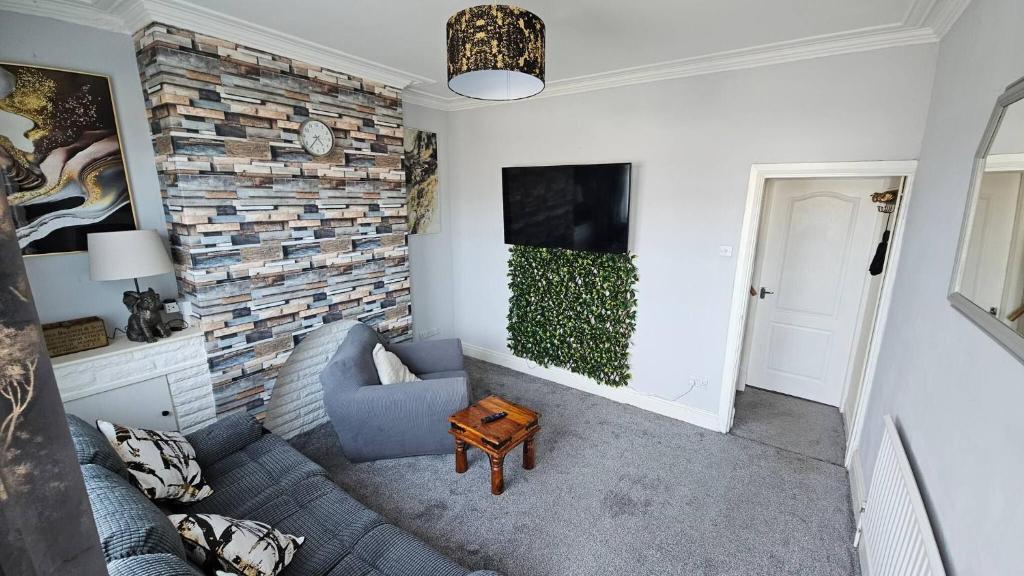 Posezení v ubytování Charming 3-Bedroom Home in Doncaster, Perfect for Family, Friends Contractors