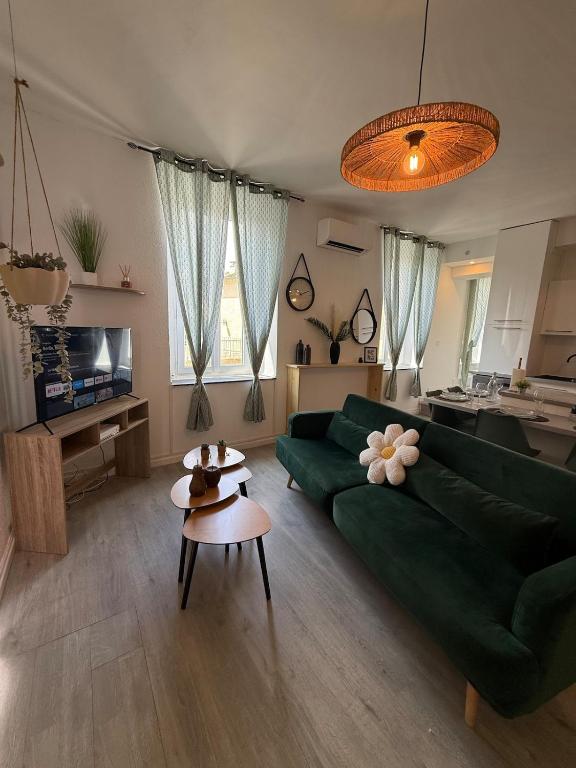 Cozy & air-conditioned 2 room apartment Patte d'Oie quiet neighborhood