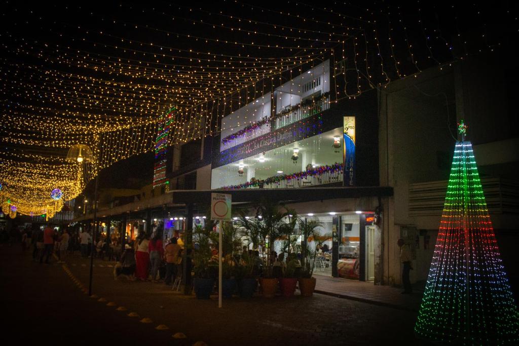 Bygningen som hotellet ligger i