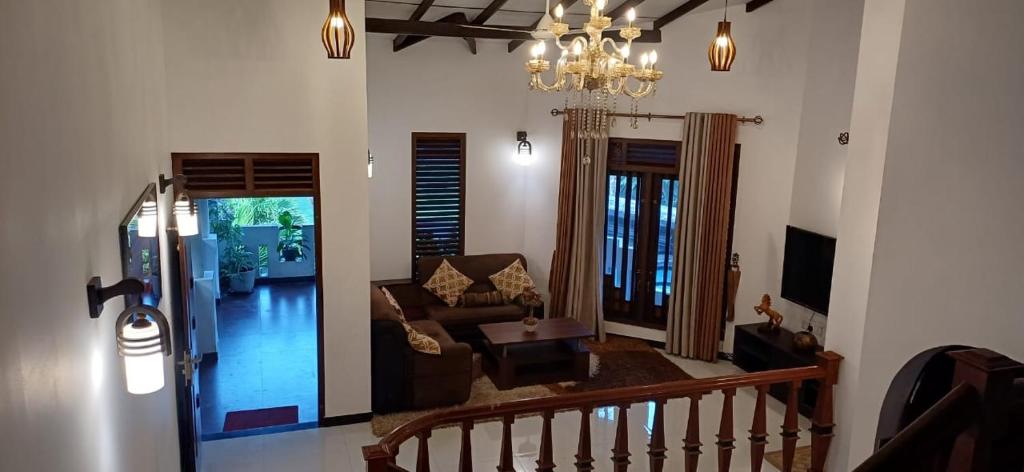 Et opholdsområde på Villa Meghana