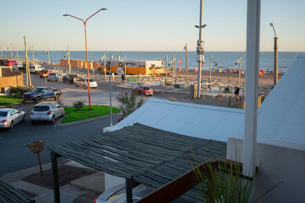 En generel havudsigt eller havudsigten taget fra lejligheden