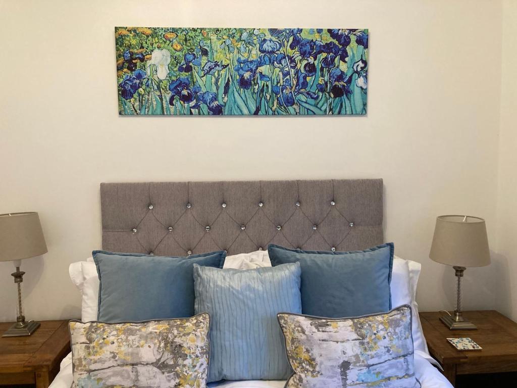 Posezení v ubytování Stylish boutique annexe nestled in Bloxham village