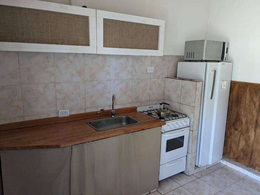 Kuchyň nebo kuchyňský kout v ubytování Rincón de Montaña