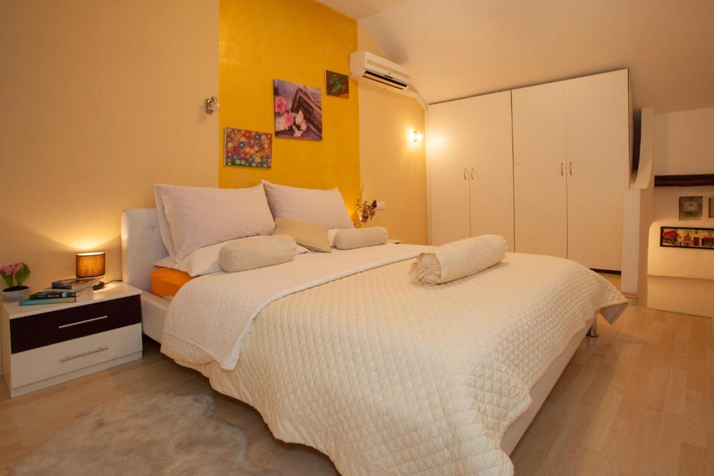 Posteľ alebo postele v izbe v ubytovaní Apartment Welcome