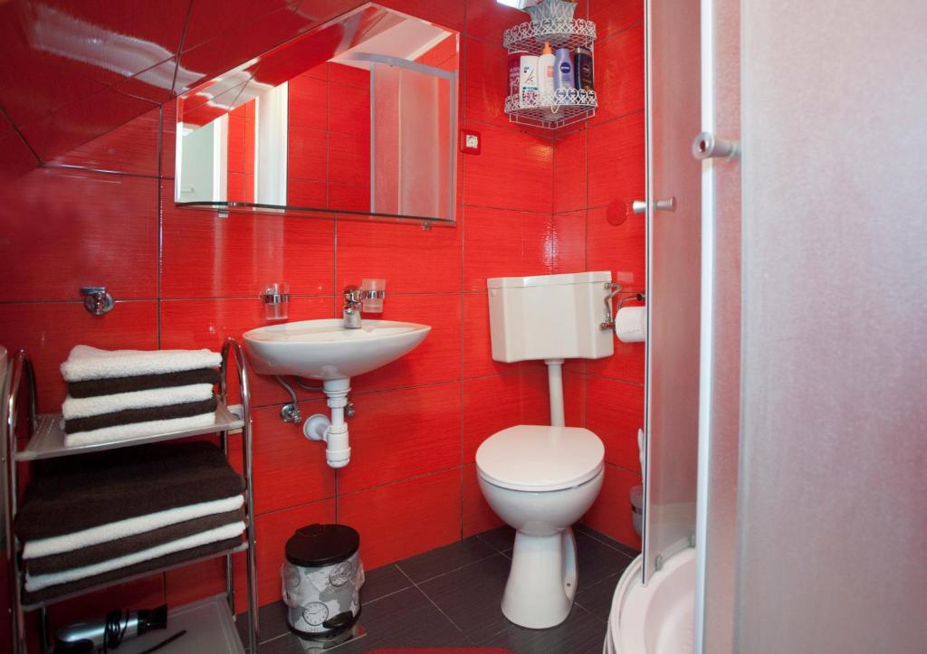 Kúpeľňa v ubytovaní Apartment Welcome