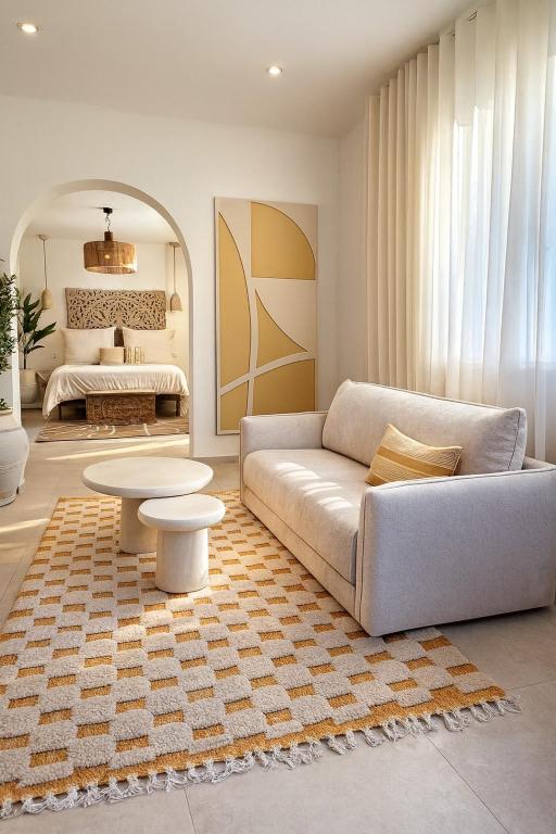 Zona d'estar a Casa Athéna