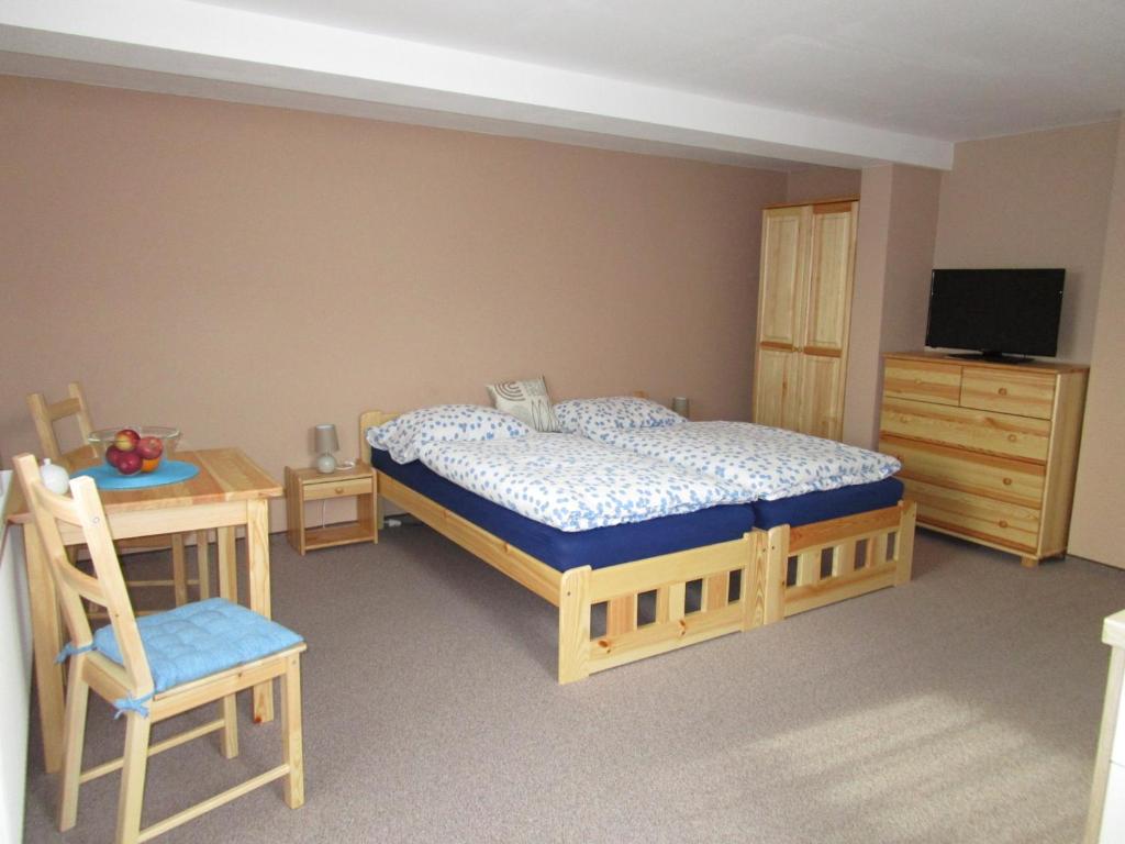 Postel nebo postele na pokoji v ubytování Villa Joanna
