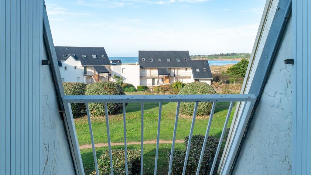 a view from the balcony of a house at Sud Ocean L N94 2P4 in Guidel