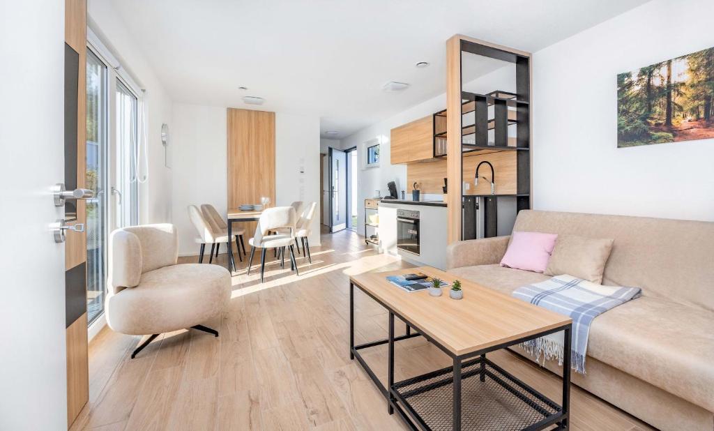 Khu vực ghế ngồi tại Tiny House Village Löffingen