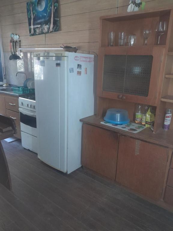 Køkken eller tekøkken på Apartamento en playa mansa