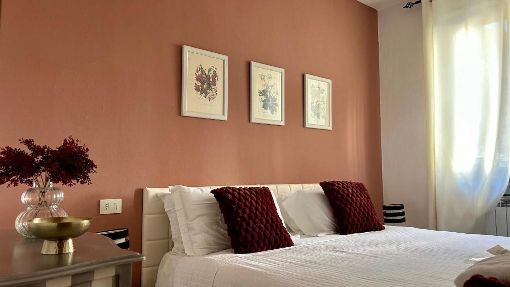 Postel nebo postele na pokoji v ubytování Albergo Al Castello