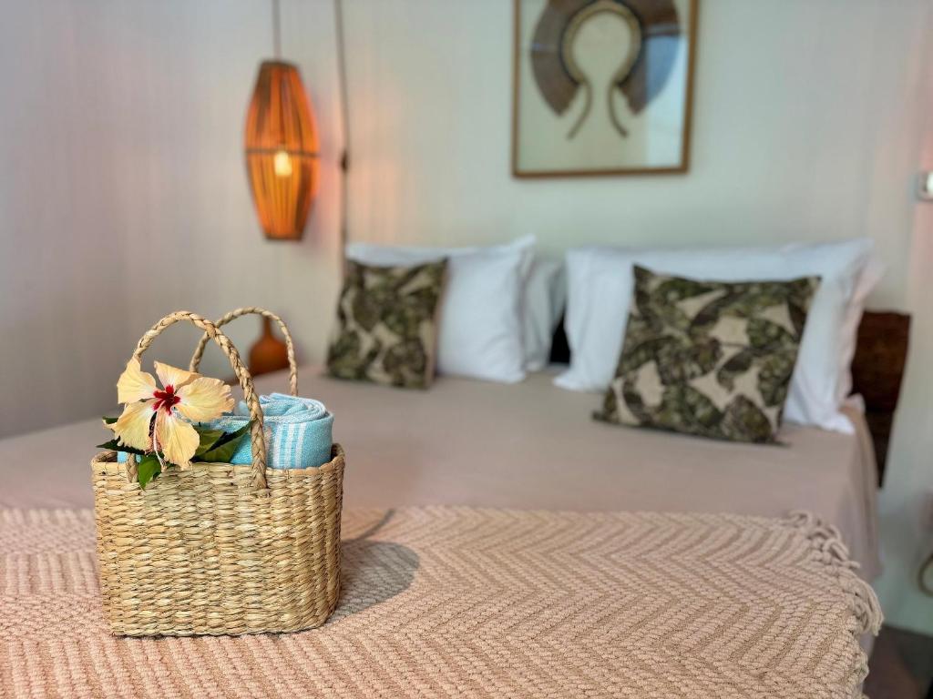 Een bed of bedden in een kamer bij Villa Turquesa - Home