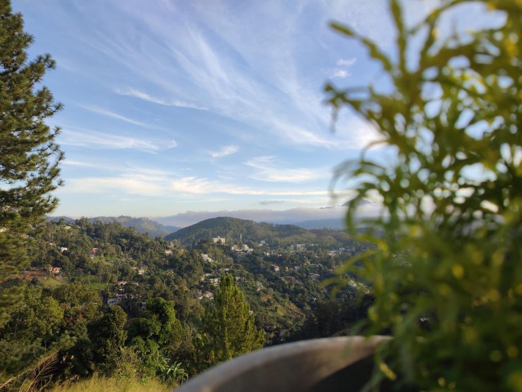 a view of a city from the top of a mountain at Ella T&D Resort in Ella