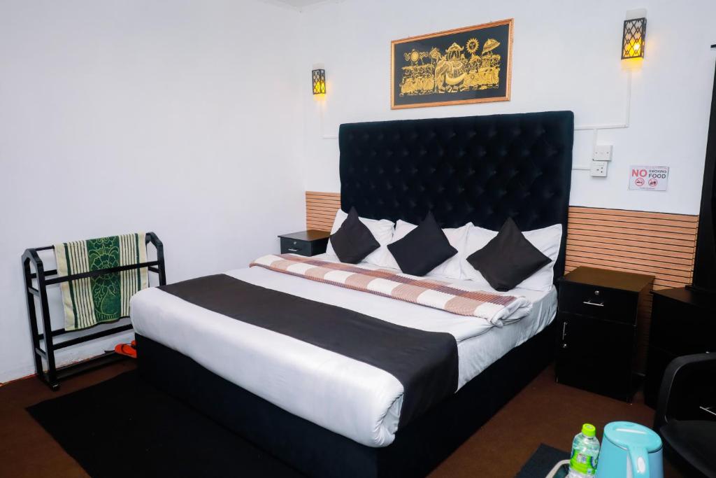 Postel nebo postele na pokoji v ubytování Lavender Resort & WòÓd Cabin