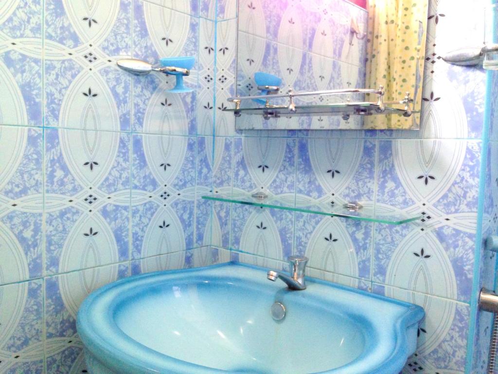 Koupelna v ubytování Eeshani Guest Inn