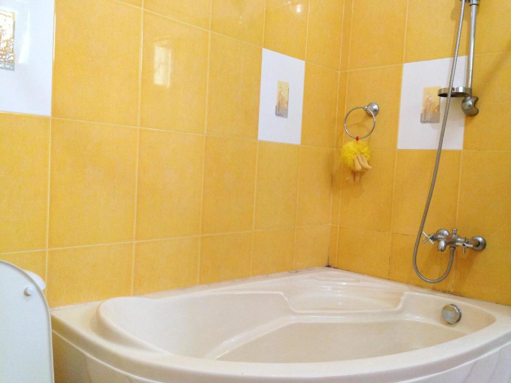 Koupelna v ubytování Eeshani Guest Inn
