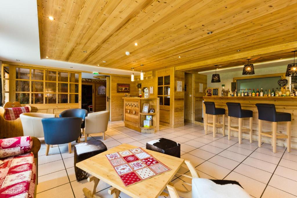 Posezení v ubytování Hotel Alpina