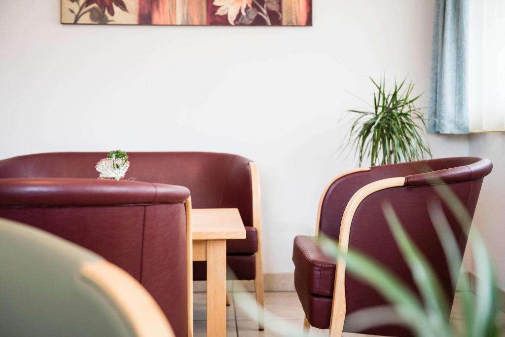 Posezení v ubytování Hotel Am Anger