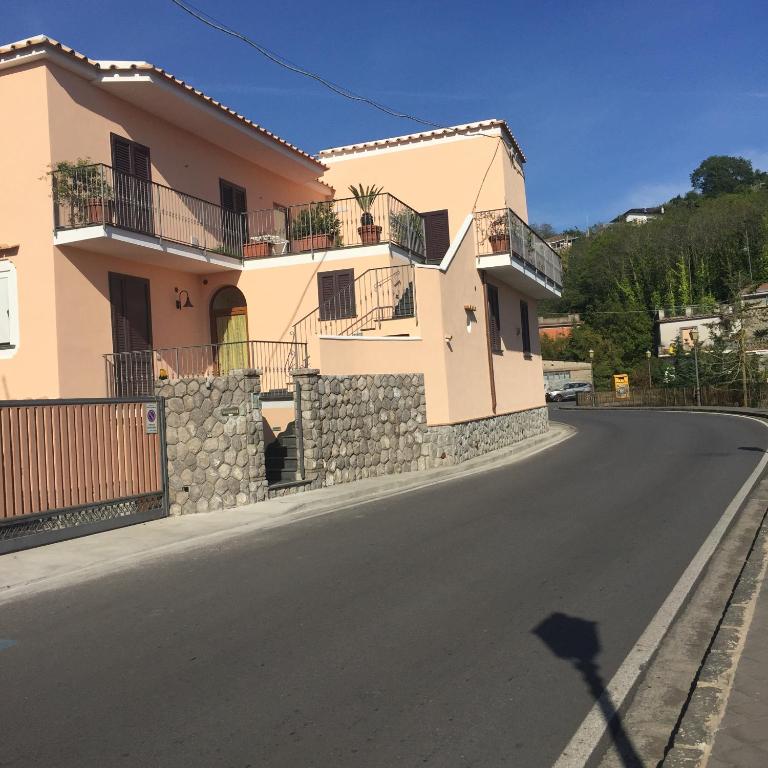 a house on the side of a road at Milordrelais in Massa Lubrense
