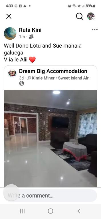 Billede fra billedgalleriet på Dream Big Accommodation i Apia