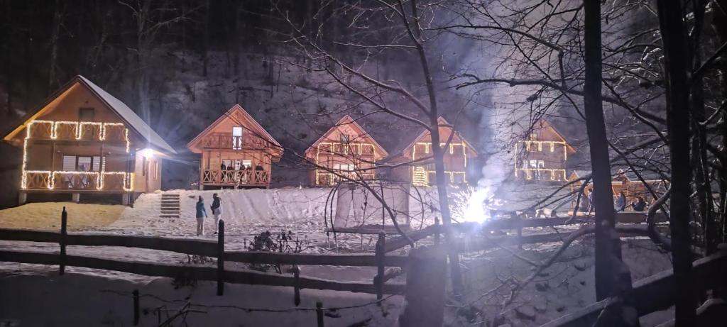 Agro Domki Pod Jesionem v zimě