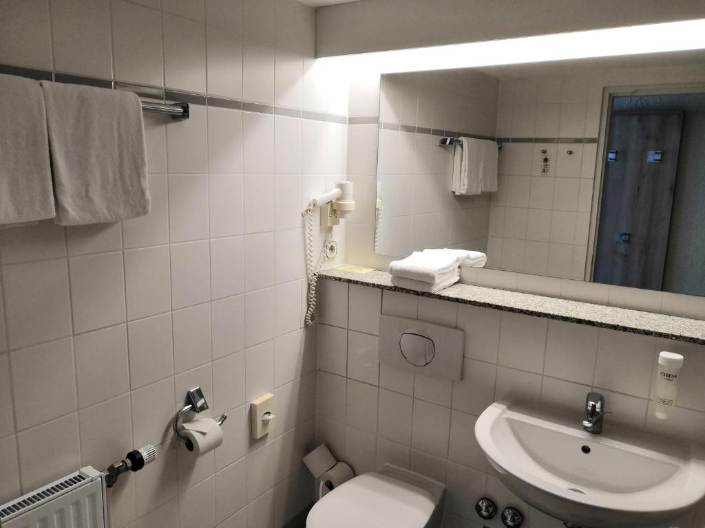 Koupelna v ubytování Rügen-Hotel