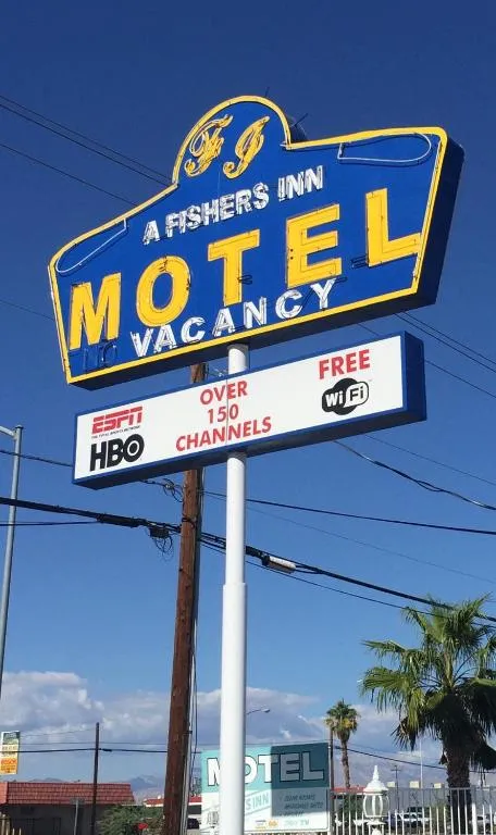 モーテル　サインあり　USA モーテル 6 ラスベガス I-15 (Motel 6 Las Vegas - I- 15
