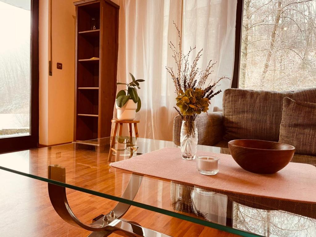 Khu vực ghế ngồi tại Odw homes - Wohnung im Landhaus mit Terrasse