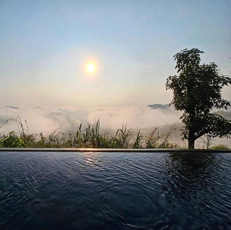 Naturlandskabet i nærheden af lodgen