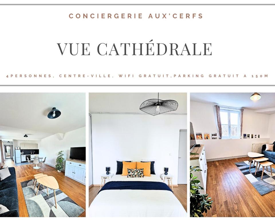 Billede fra billedgalleriet på Aux'Cerfs - Vue cathédrale i Auxerre