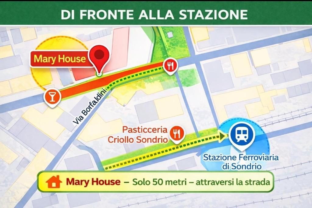 Certificate, award, sign, o iba pang document na naka-display sa MARY HOUSE FRONTE STAZIONE TRENI e bus