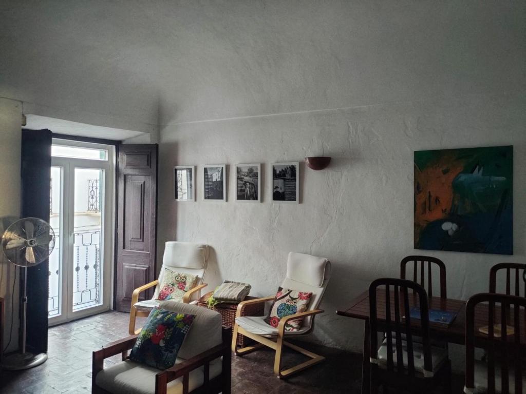 Posezení v ubytování Casa Terra & Cal