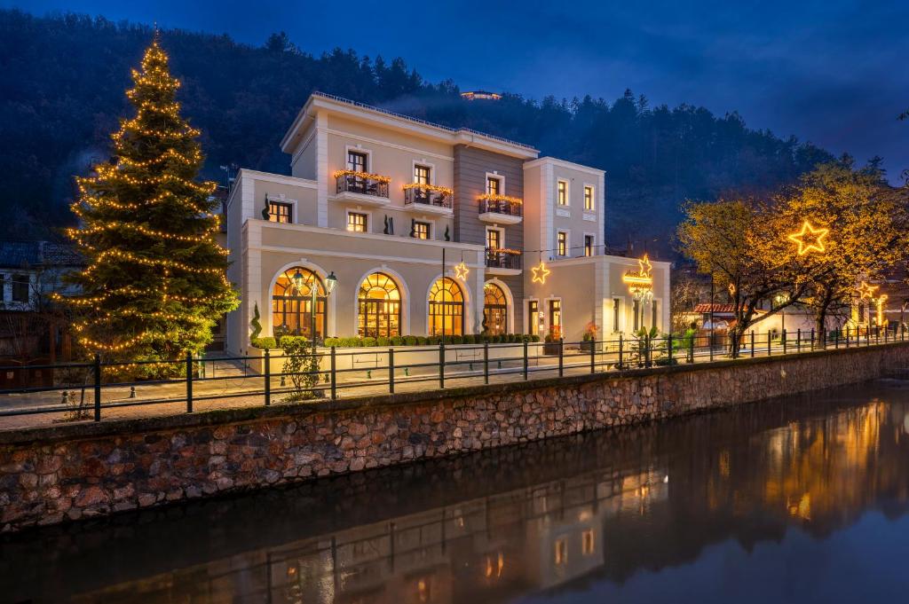 Naturlandskabet i nærheden af lejlighedshotellet