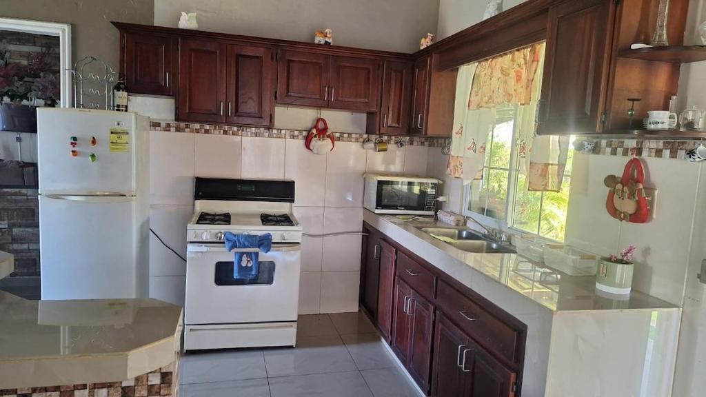 Køkken eller tekøkken på hacienda girasol