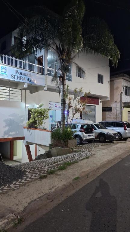 Bygningen som lejlighedshotellet ligger i