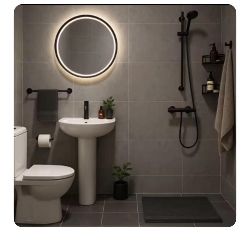 Et badeværelse på Deem view