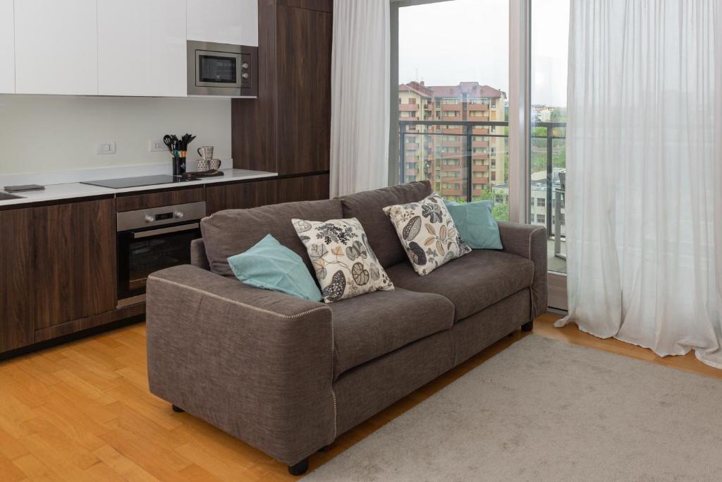 Khu vực ghế ngồi tại ArtStay - Luxury Apt 1 Gym and Pool