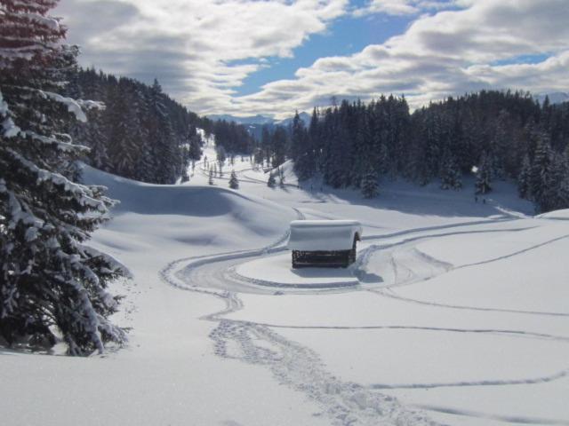 Wirtshaus zum Wiesejaggl v zimě