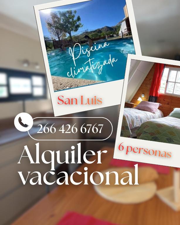 Cabañas en Koslay Ñalala Ivoqué con piscina climatizada en épocas cálidas