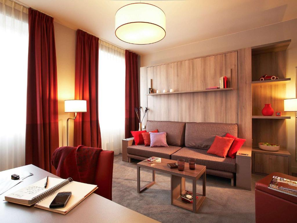 Posezení v ubytování Aparthotel Adagio Vienna City