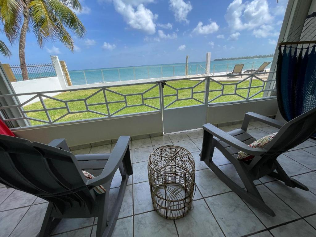 En generel havudsigt eller havudsigten taget fra lejligheden