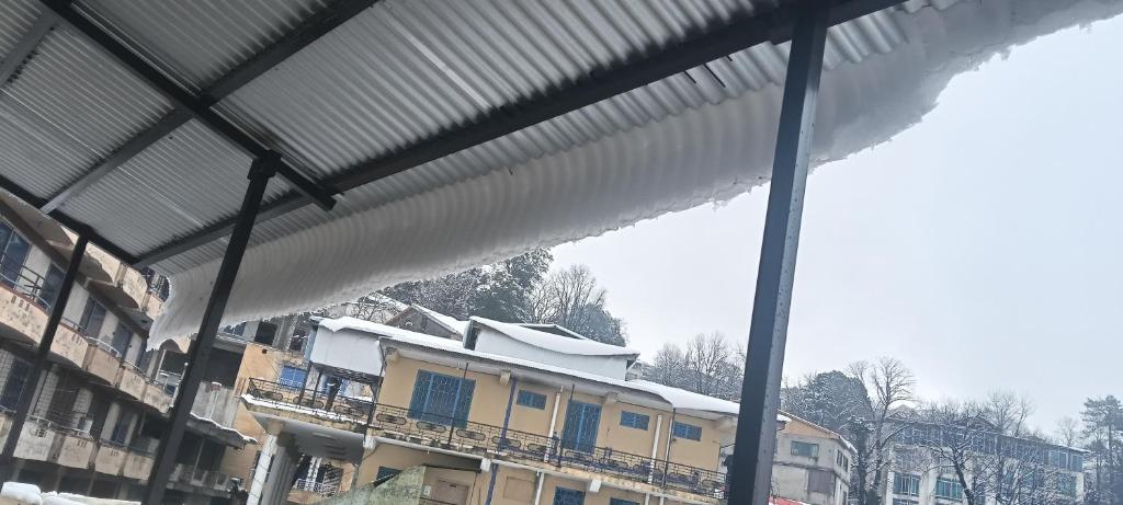 Bygningen som lejlighedshotellet ligger i