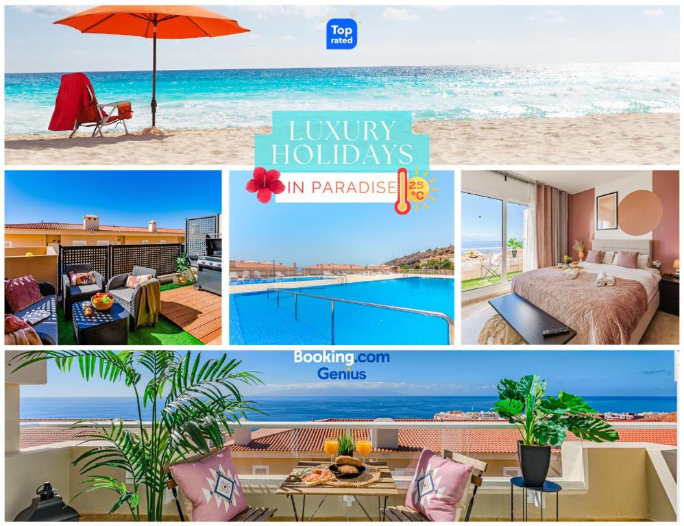 En generel havudsigt eller havudsigten taget fra feriehuset