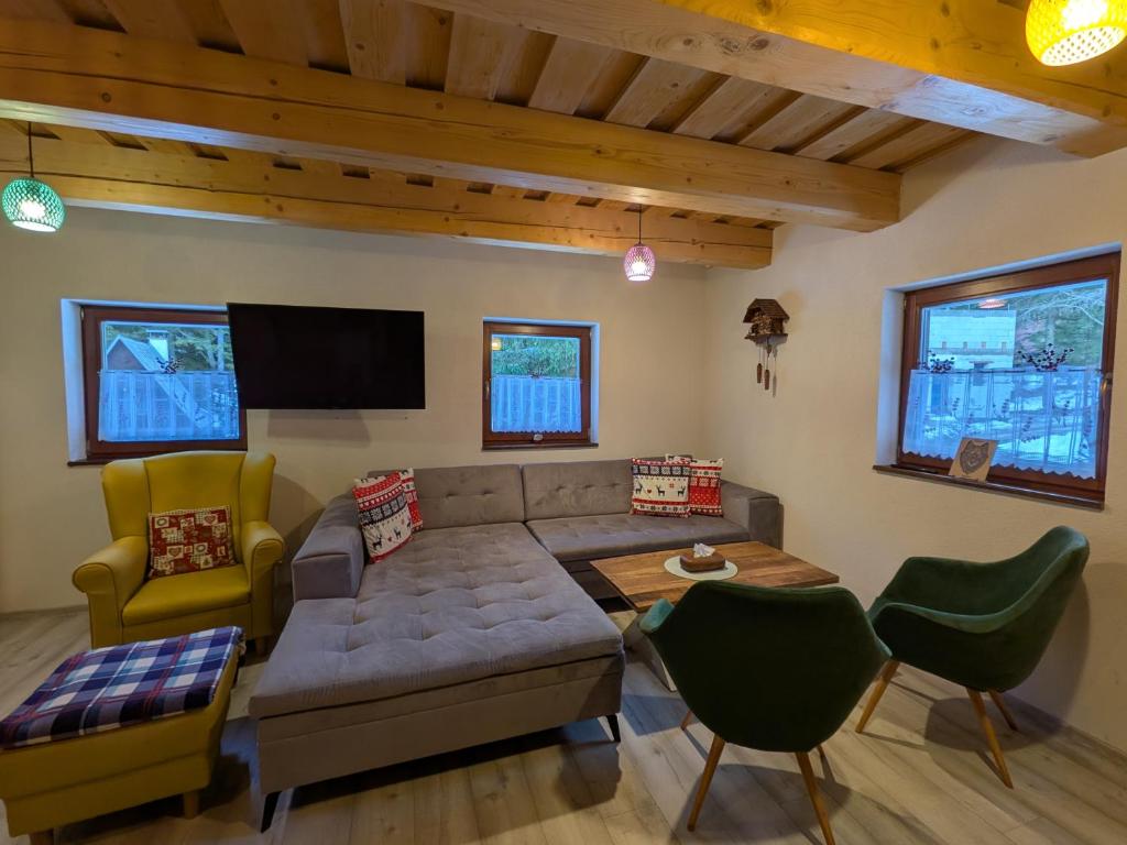 Et opholdsområde på Jariabka Chalet Zrub Nízke Tatry