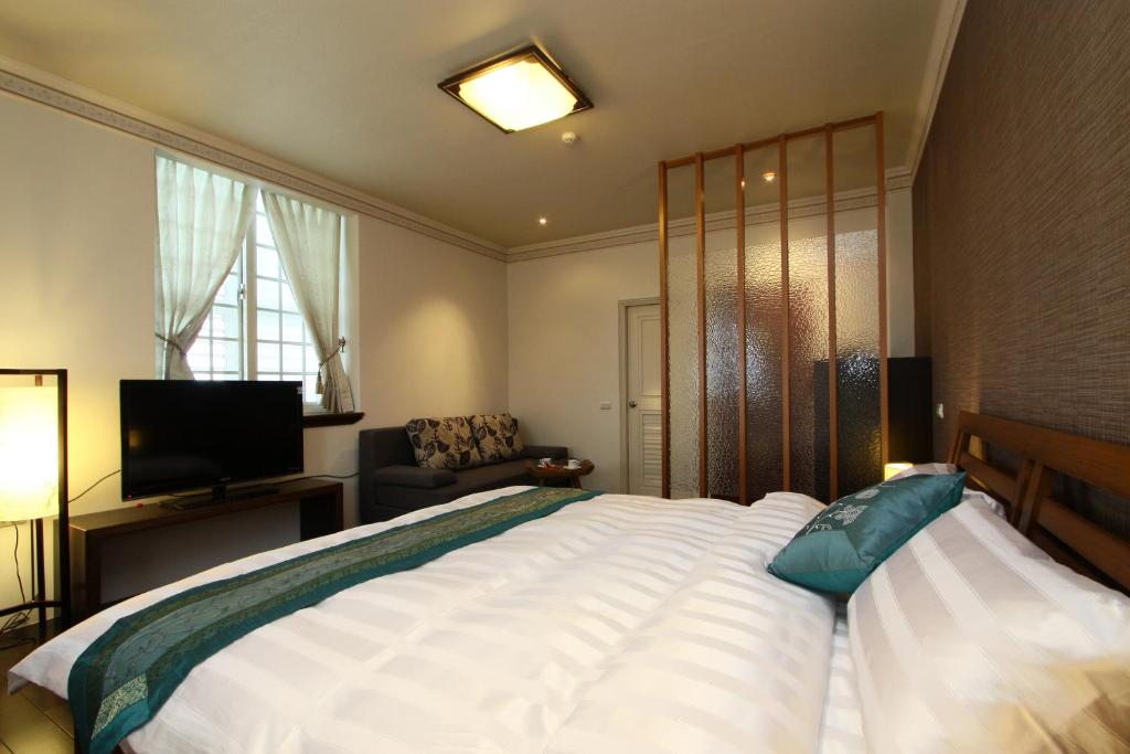 Postel nebo postele na pokoji v ubytování Star Shine B&B