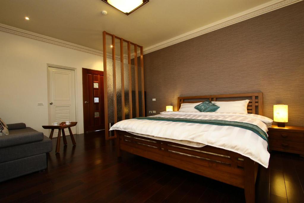 Postel nebo postele na pokoji v ubytování Star Shine B&B